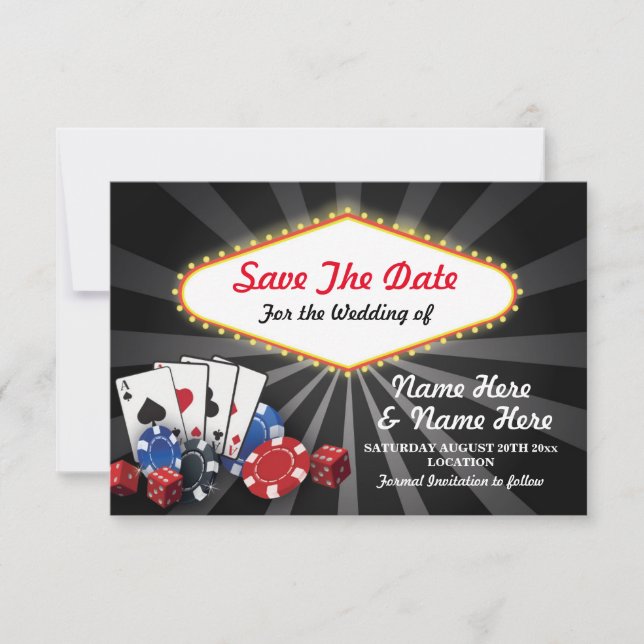 Save the Date Casino Las Vegas Casino (Vorderseite)