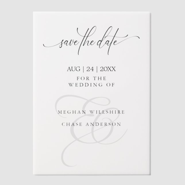 Save the Date Classic Overlay (Vorderseite)