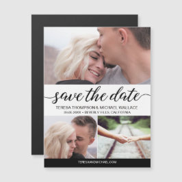 Save the Date Custom Fotos Hochzeitsankündigung Magneteinladung