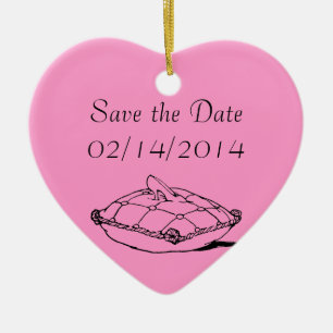 Save the Date Custom Wedding Ornament