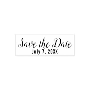 Save the Date Custom Wedding Verlobung Permastempel
