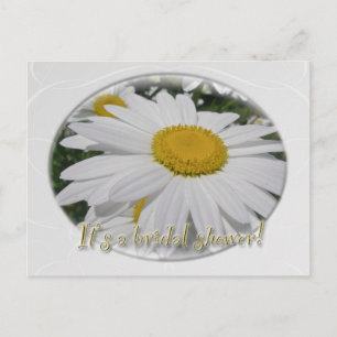 Save the Date Daisy Wildblume Brautparty Ankündigungspostkarte