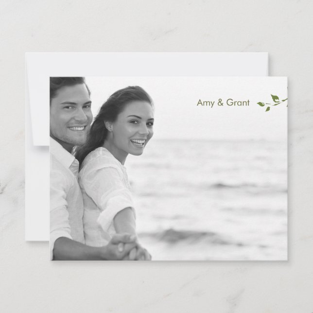 Save the Date - Eine große Birne (Vorderseite)