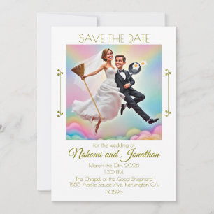 " SAVE THE DATE EINLADENKARTE FÜR DAS WEDEN " EINLADUNG