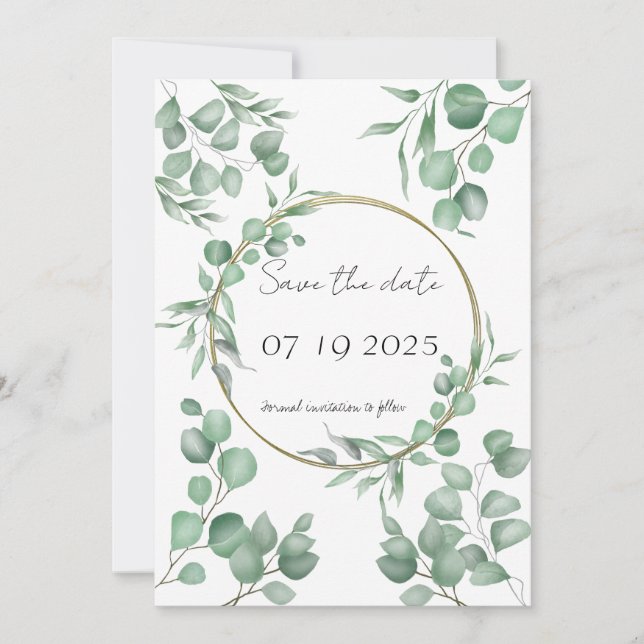 Save The Date Einladung (Vorderseite)