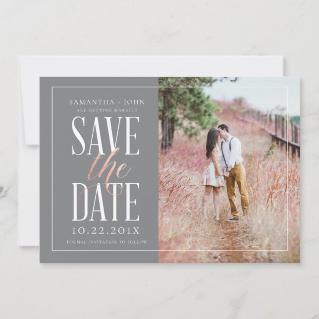 Save The Date Einladung (Vorderseite)