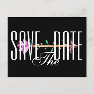Save the Date Einladung auf Postkarte
