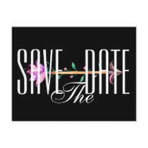 Save the Date Einladung auf Postkarte