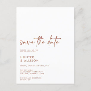 Save the Date Einladung Postkarte