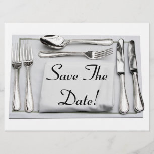 Save the Date Einladung zum Abendessen