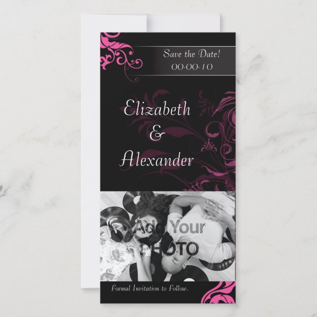Save the Date - Einladung zur Hochzeit (Vorderseite)