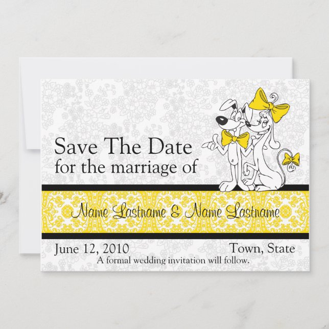 Save the Date Einladungen für Hochzeiten (Vorderseite)