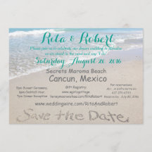Save The Date | Einladungskarte für Beach Wedding 