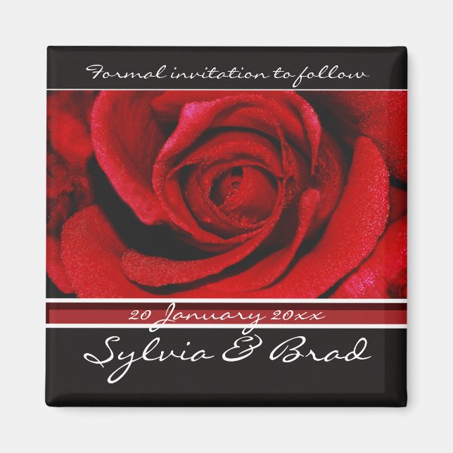 Save the Date Einladungsmagnete Magnet (Vorne)