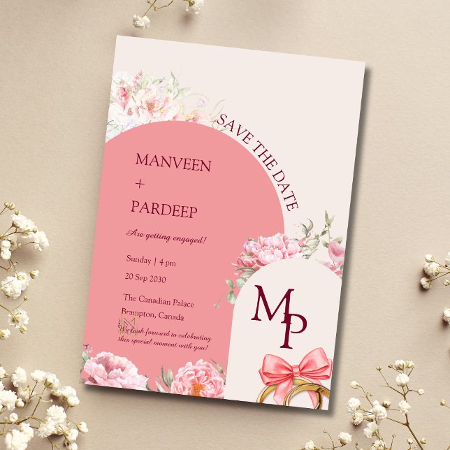 Save the Date Einladungsvorlage für Elegance Einladung (Von Creator hochgeladen)