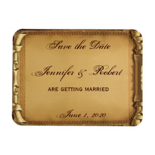 Save the Date einmal Magnet