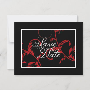 Save the Date Elegant Formal Rot