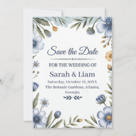 "Save the Date" Elegant Wedding Invitation Einladung