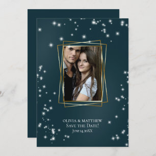 Save The Date   Elegante Seaside Sheer Tulle Arbor Einladung