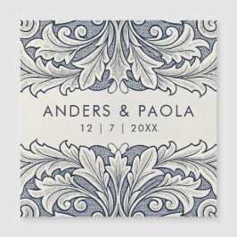 Save the Date Erinnerung Eleganter italienischer S Magnetkarte