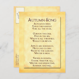 Save the Date-Erntedank-Postkarte Ankündigungspostkarte