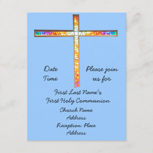 Save the Date - erste heilige Kommunion (Junge) -