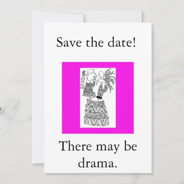 Save the Date! Es könnte Drama geben. Date (Vorderseite)