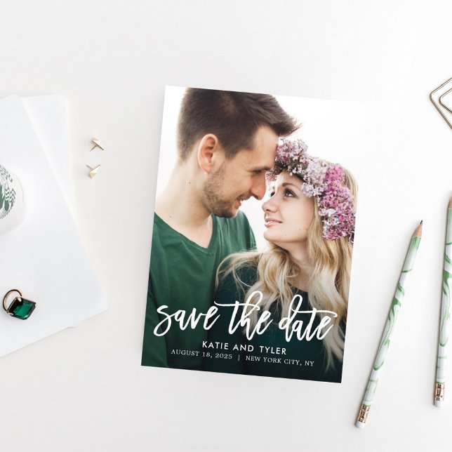 Save the Date Farbkarte für den Pinsel mit Charm b Dankeskarte (Von Creator hochgeladen)