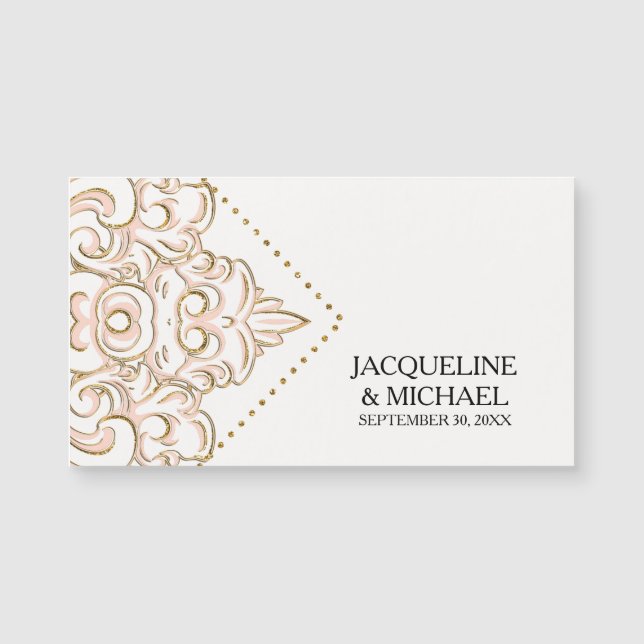 Save the Date Favoriten Braut in Groom-Verlobung Magnetkarte (Vorderseite)