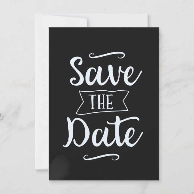 Save the Date Felder Einladung (Rückseite)