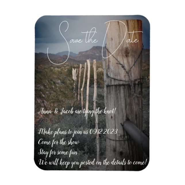 Save the Date - Flexible Magnet (Vertikal)