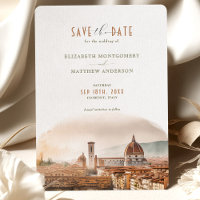 Save the Date Florenz Italien Zielort