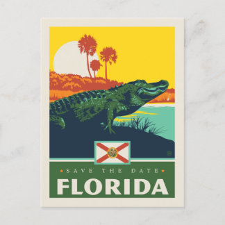 Save The Date | Florida Einladungspostkarte