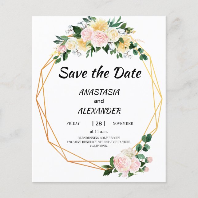 Save the Date Flyer (Vorne)