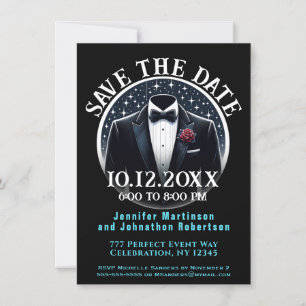 Save The Date   Formell   Einladung Tuxedo