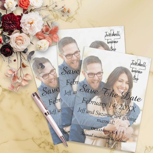 Save the Date Foto Christliche Verlobte Ankündigun (Von Creator hochgeladen)