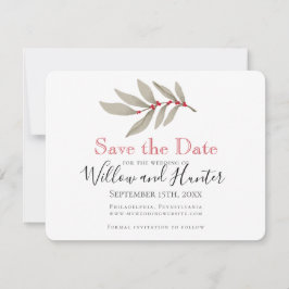 Save the Date Foto der vermittelten botanischen Ve