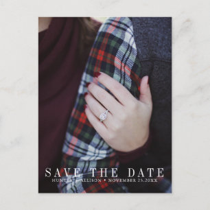 Save the Date Foto Einladungspostkarte