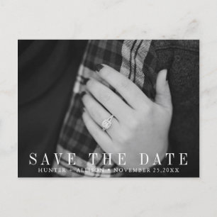 Save the Date Foto Einladungspostkarte