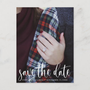 Save the Date Foto Einladungspostkarte