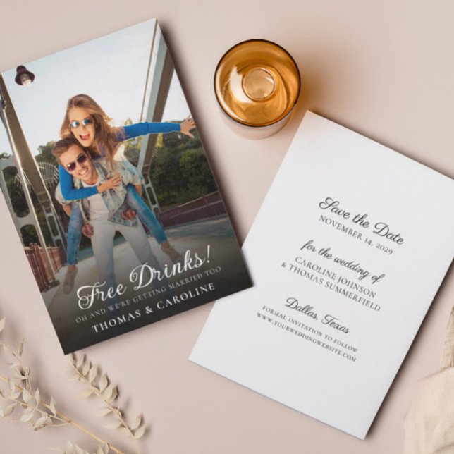 Save the Date Foto Funny Wedding Ankündigung (Von Creator hochgeladen)