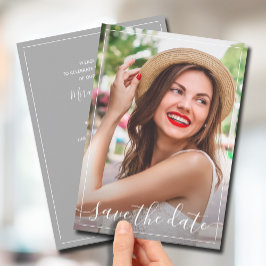 Save the Date-Foto-Graduierungspartei Einladung