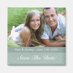 Save the Date Foto-Hochzeits-Magnet Magnet