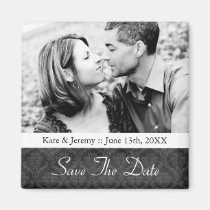 Save the Date Foto-Hochzeits-Magnet Magnet
