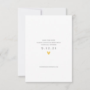 Save the Date Foto-Karte für Hochzeitshinweise