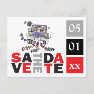 Save the Date Foto-Karte Hochzeit Niedlich nur ver Postkarte