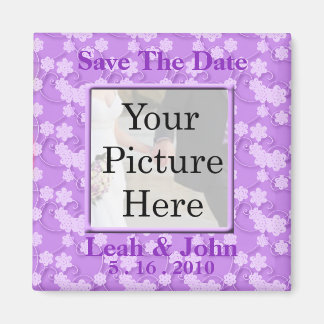 Save the Date Foto Magnet