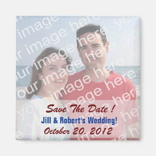 Save The Date! Foto-Magnete Magnet