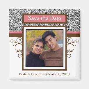 Save the Date Foto-Magneten Magnet