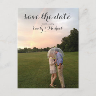 Save the Date Foto Postkarte